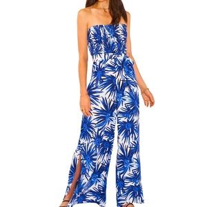 Navy sleeveless jumpsuit beach coverup XL New